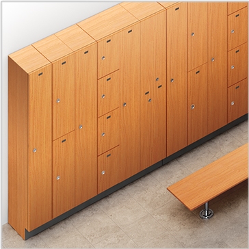 Wooden Lockers