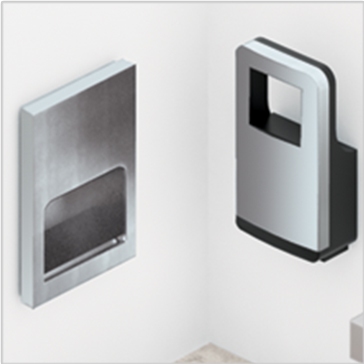 Towel dispenser and hand dryer